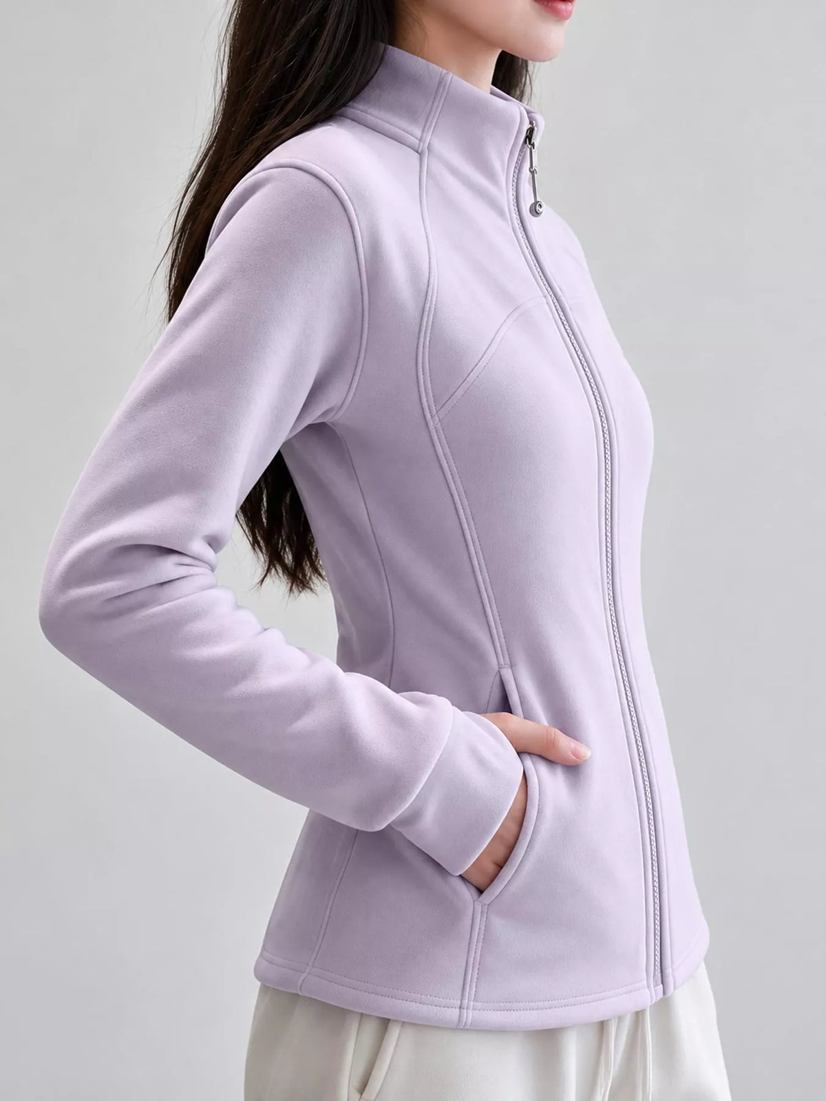 Slim-Fit Full-Zip Thermal Active Jacket