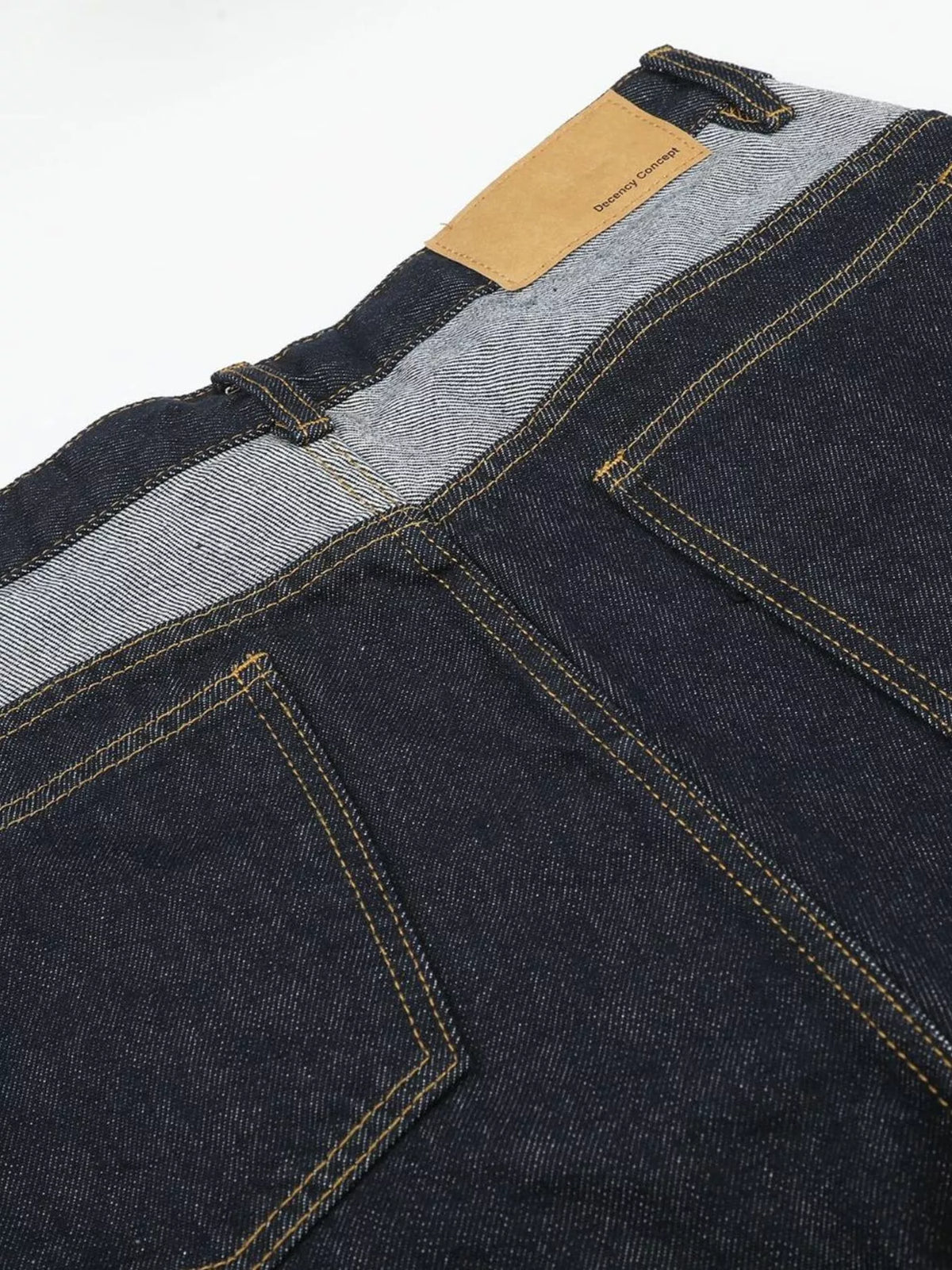 Button Fly Denim Capris in Blue by TrendMaster