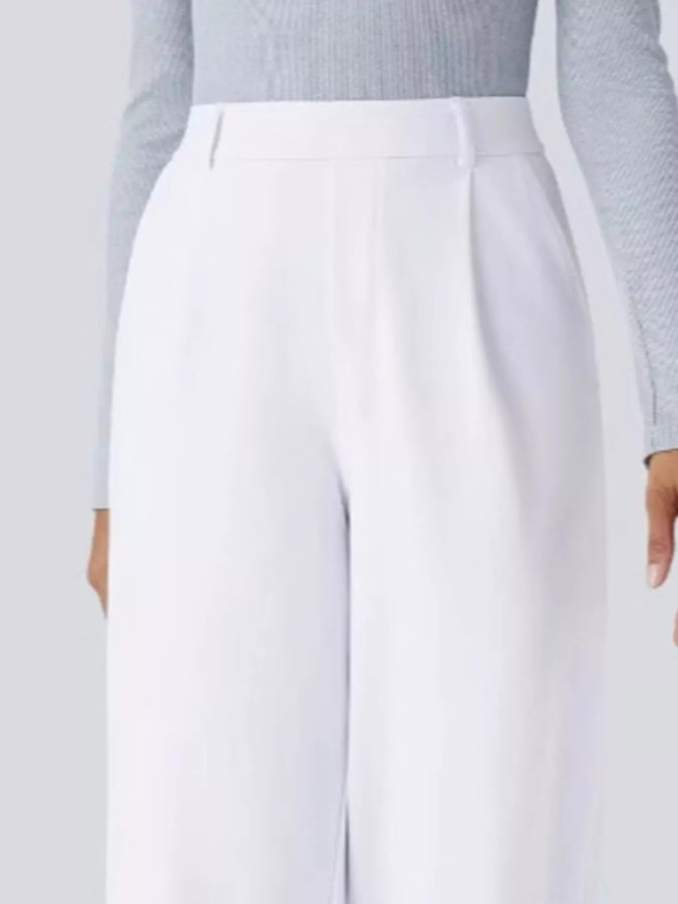 Pocketed Wide Leg Pants