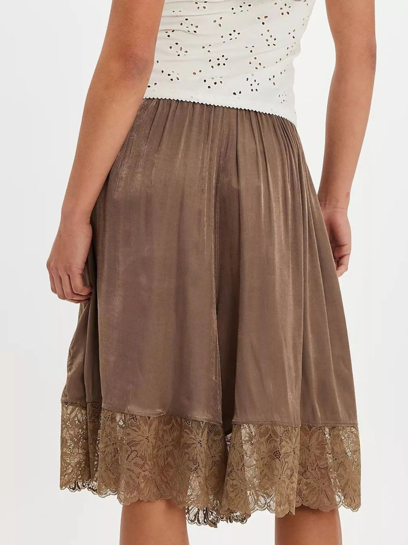 Lace Trimmed Shorts