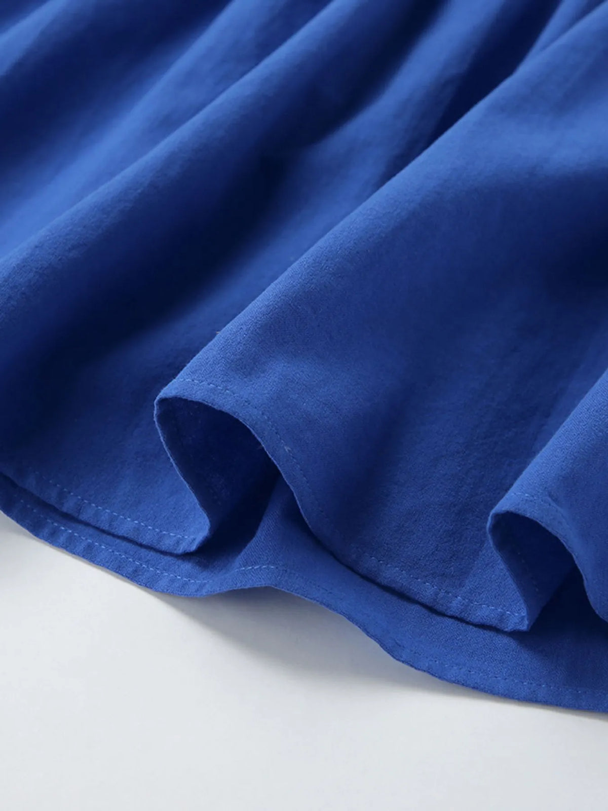 V-Neck Tiered Maxi Cami Dress in Blue