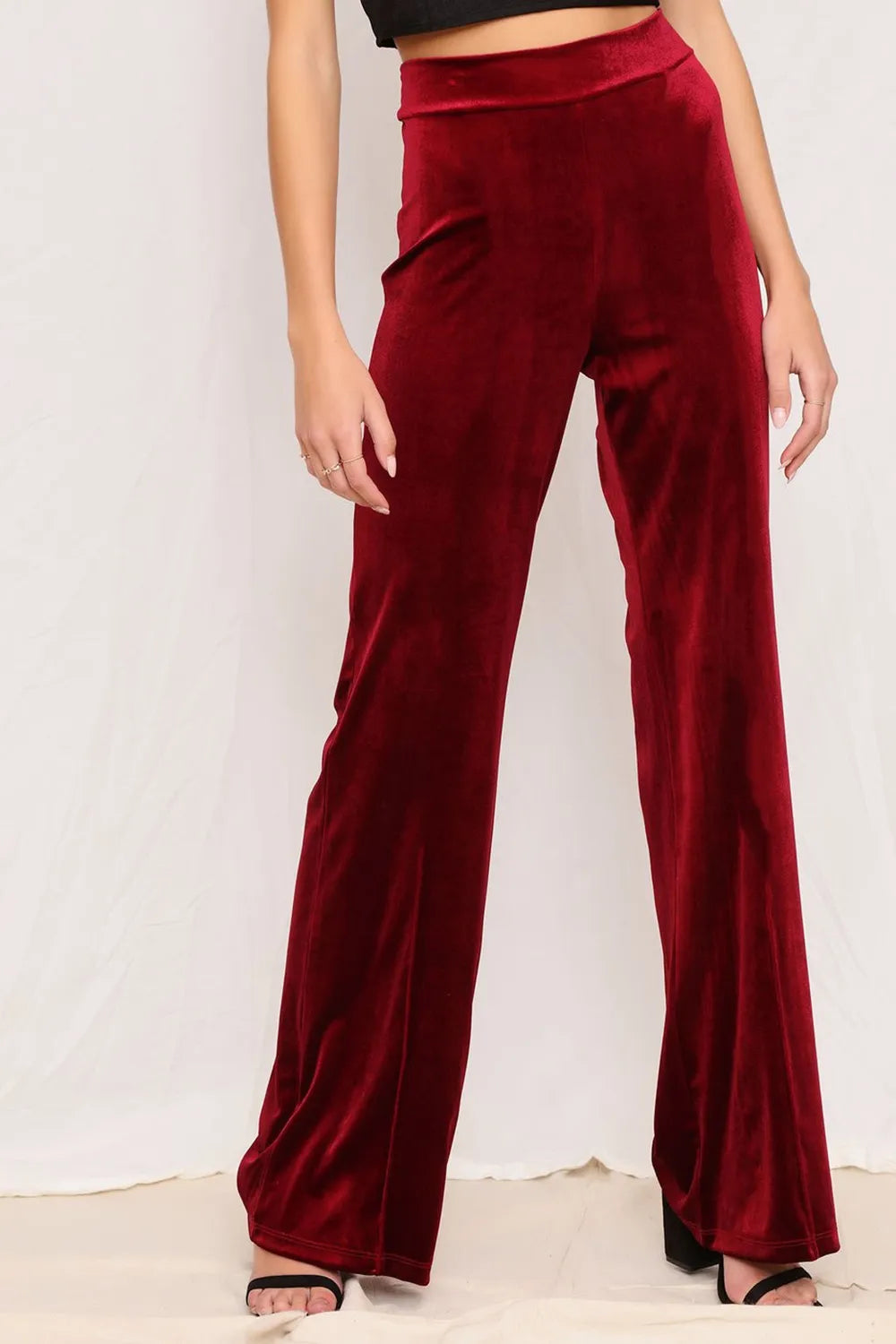 High-Waist Basic Pants