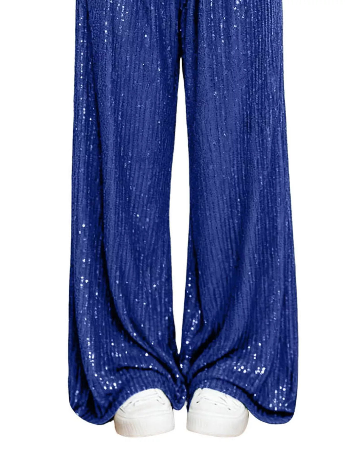 Sequin Wide-Leg Pants