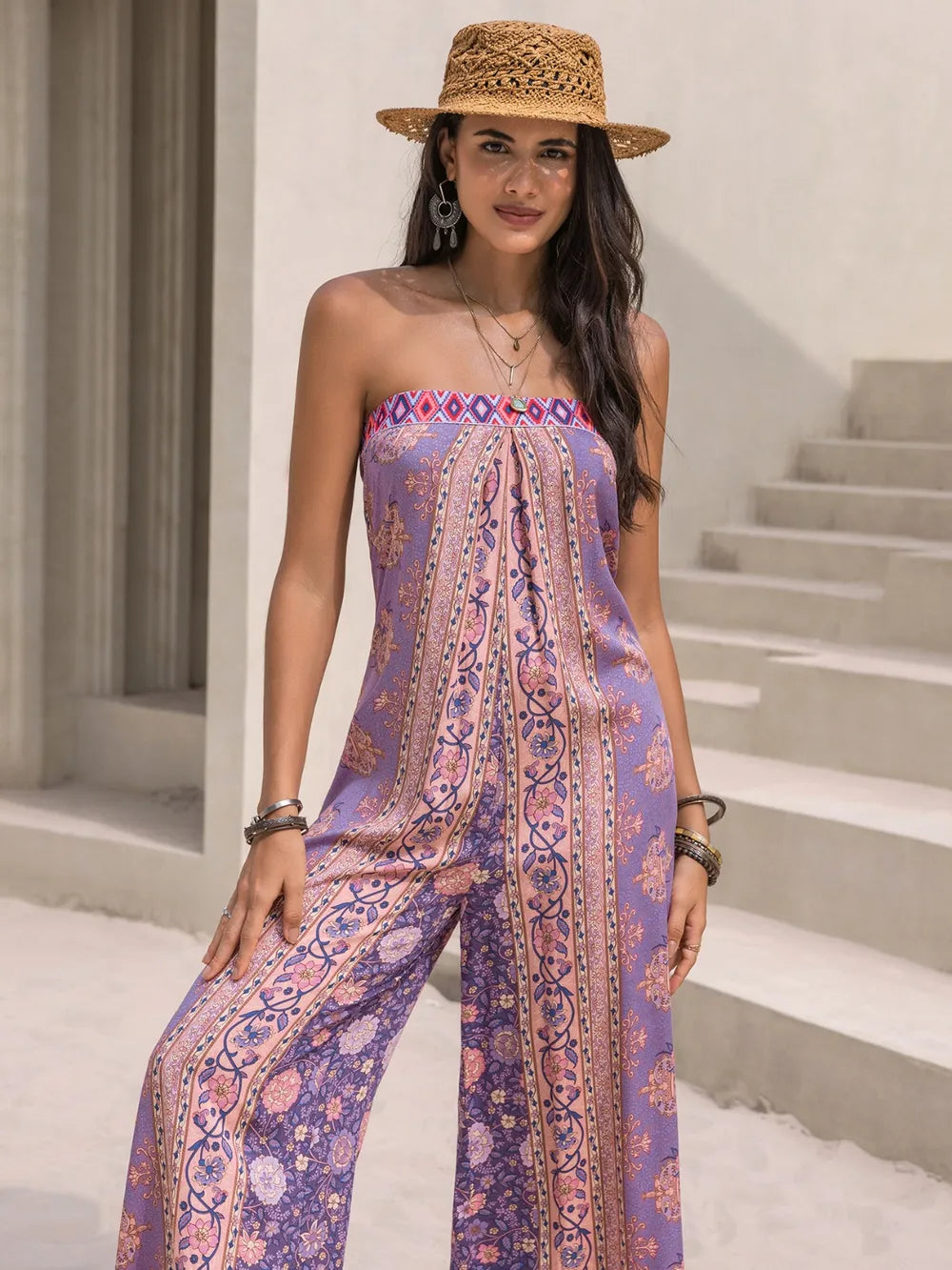 Tied Wide-Leg Jumpsuit