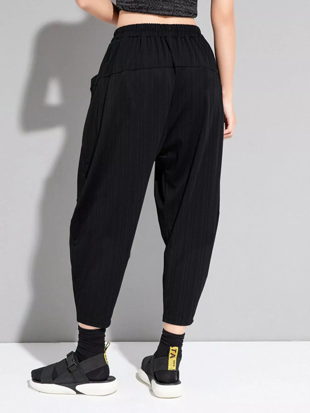 Plus Size Loose-Fit Harem Pants