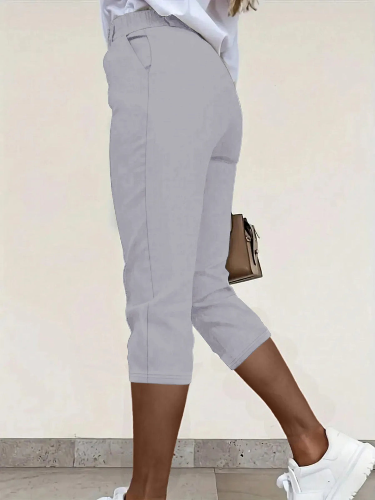 Pleated Pants with Pockets