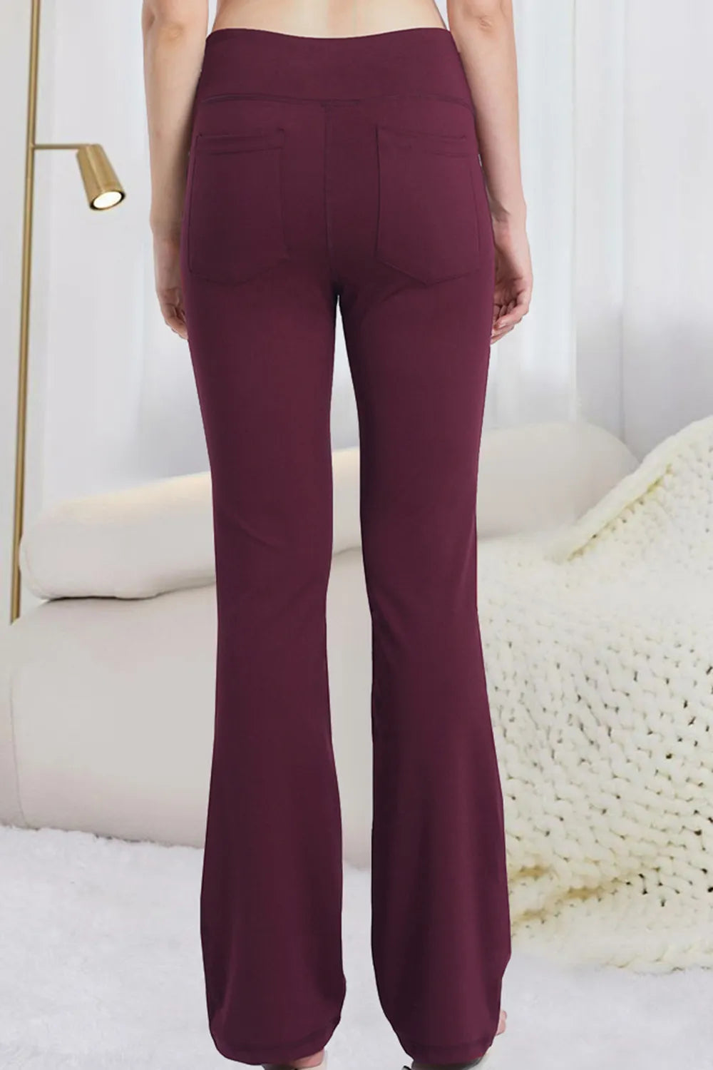 Pocketed High-Waist Active Pants