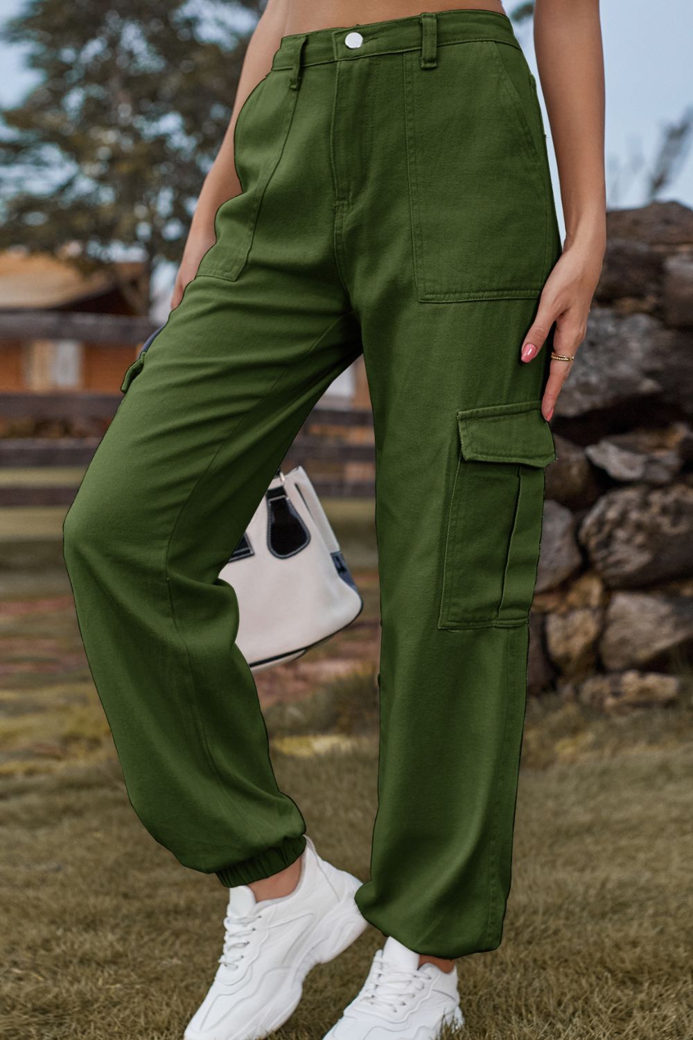 Long Denim Jeans with Pockets by Manny