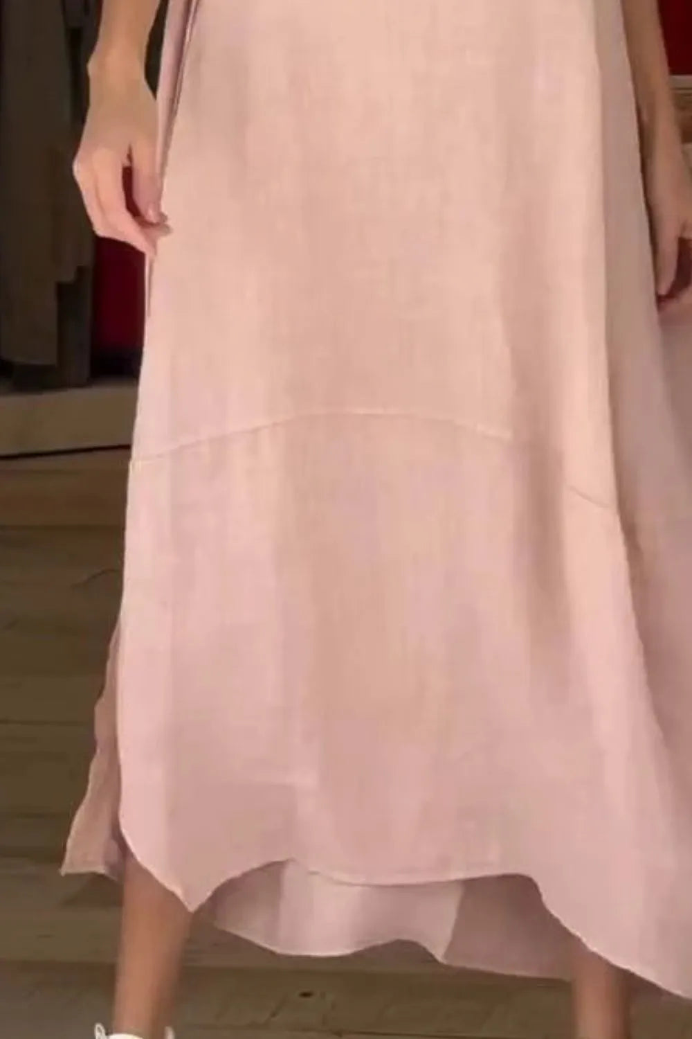 Relaxed-Fit Button-Front Dress, Plus Size