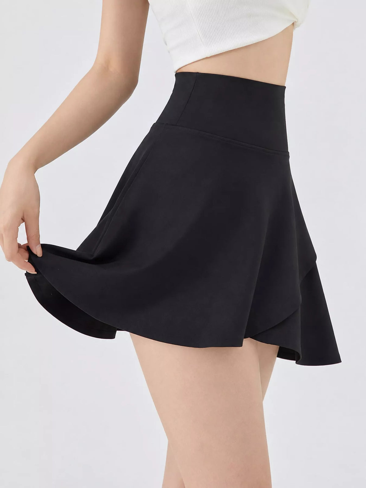 Quick-Dry High-Waisted Athletic Skirt