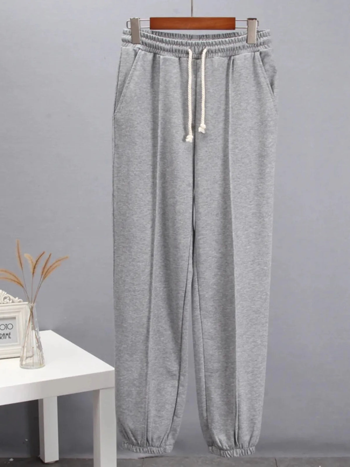 Drawstring Jogger Pants with Pockets