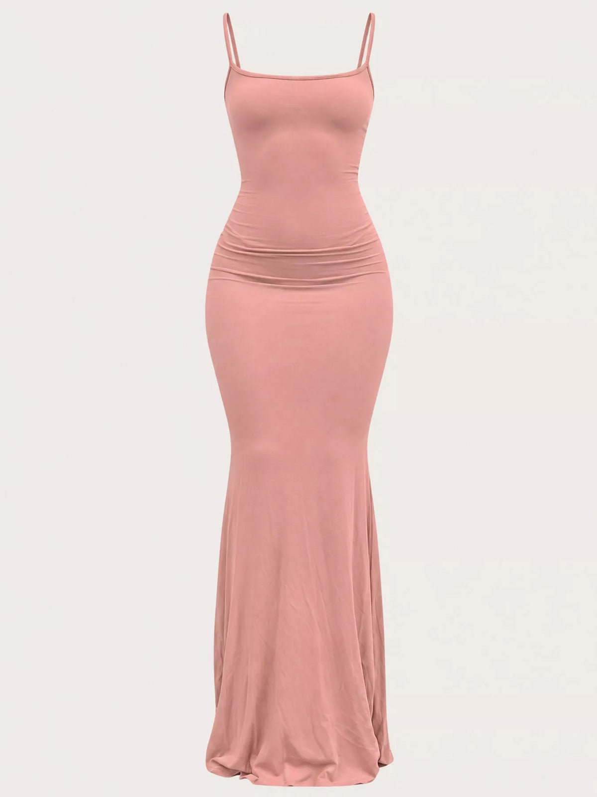 Backless Bodycon Spaghetti Strap Maxi Dress