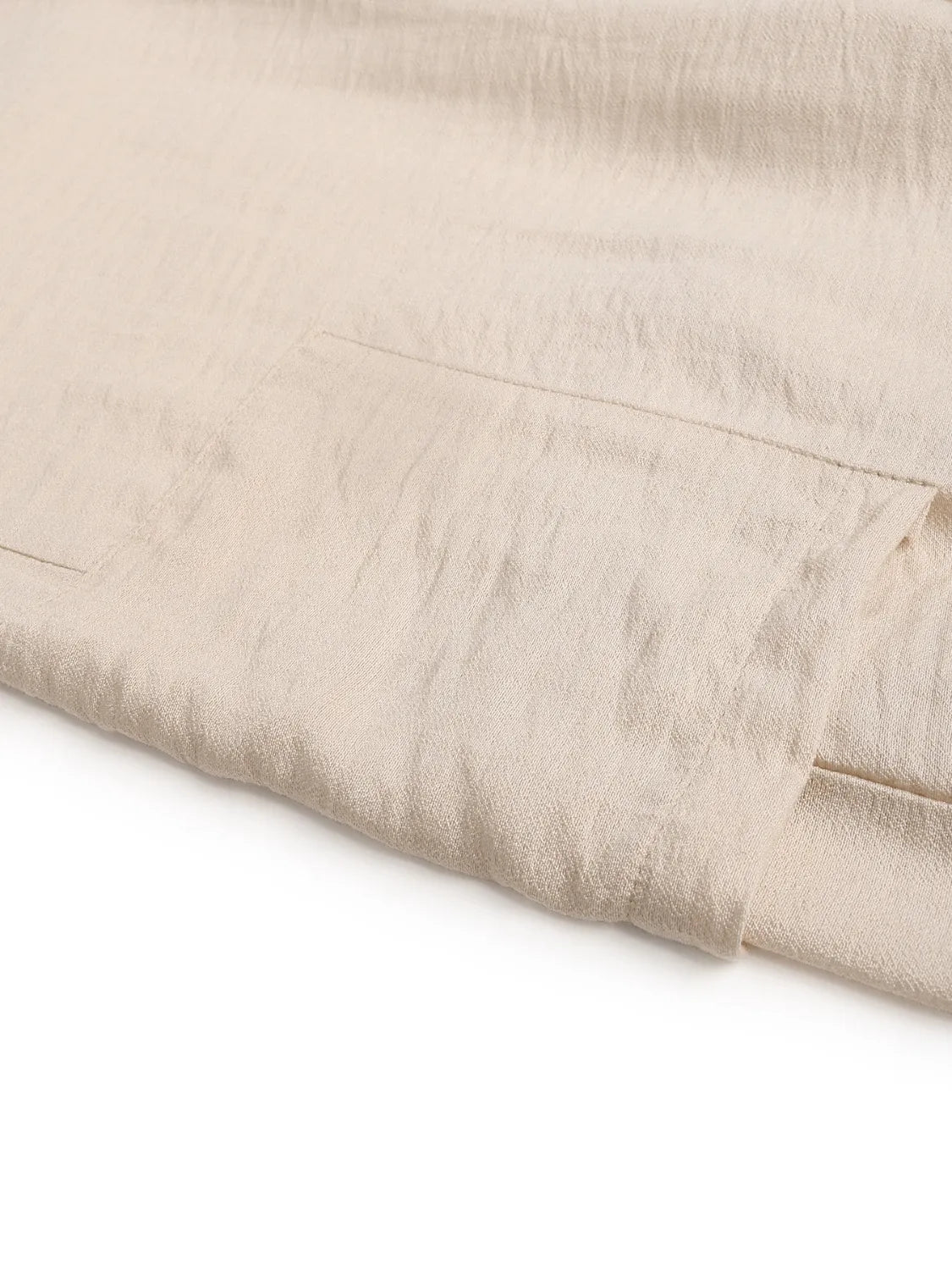 Drawstring Wide Leg Pants in Tan