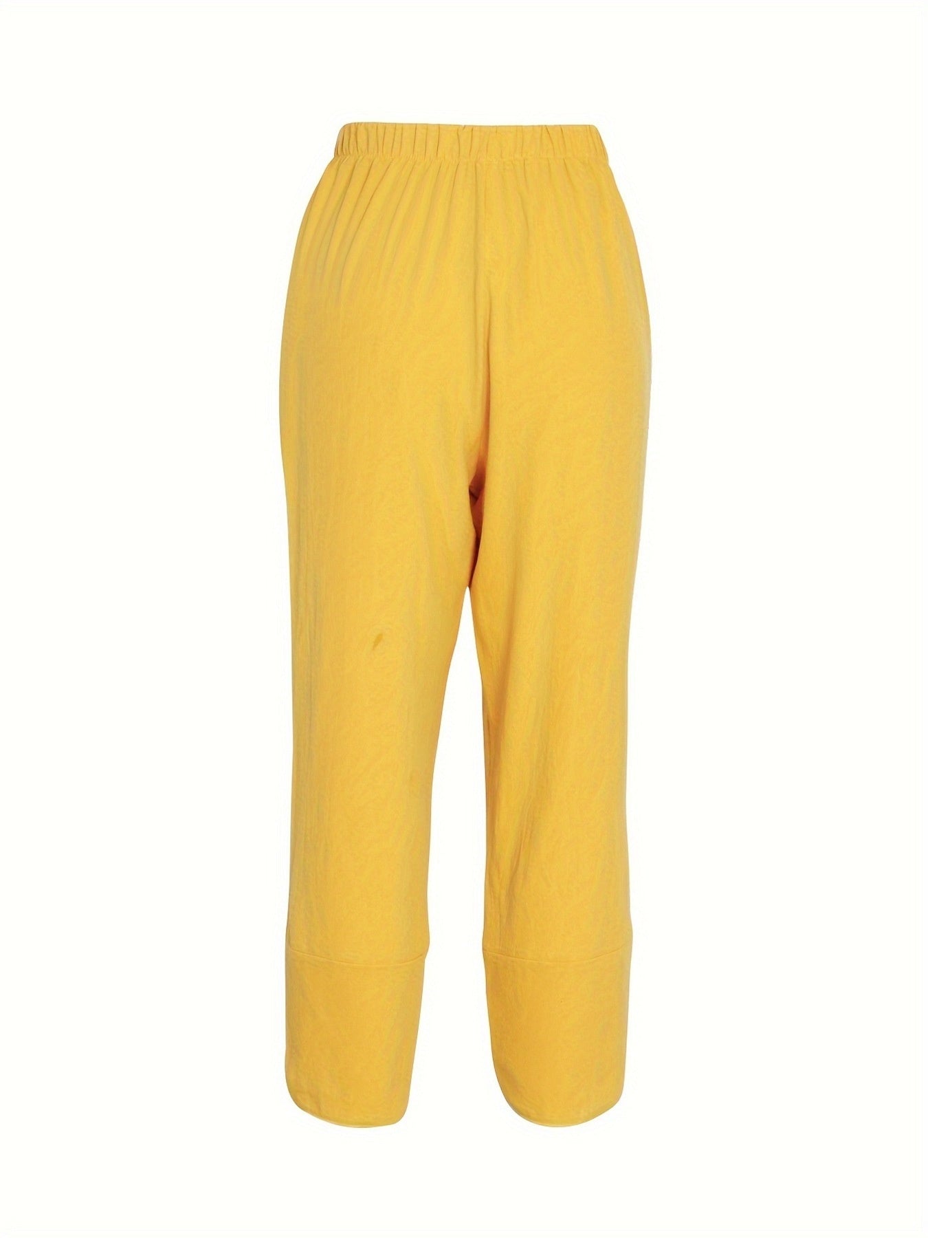 Elastic-Waist Pants with Pockets by Yolan House