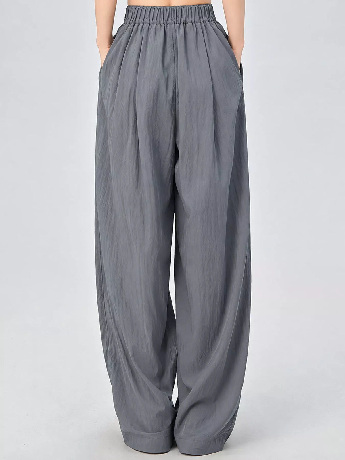 High-Waisted Loose Fit Wide-Leg Pants
