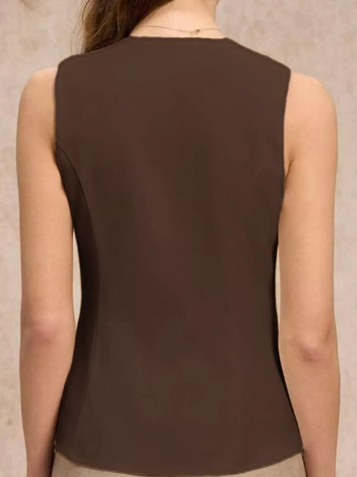 Button-Down Vest Coat