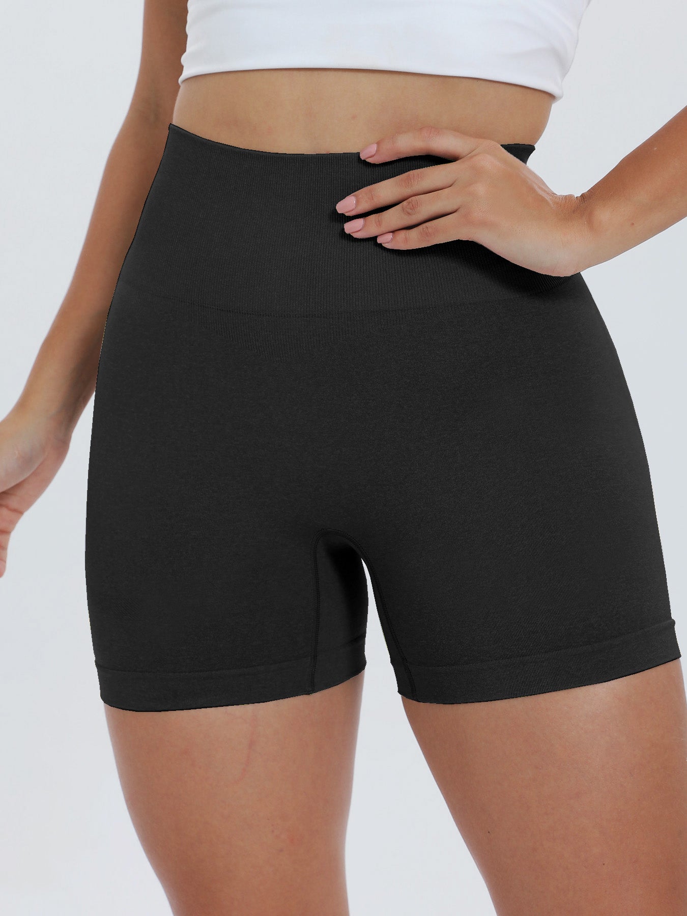 Classic High Waist Active Shorts