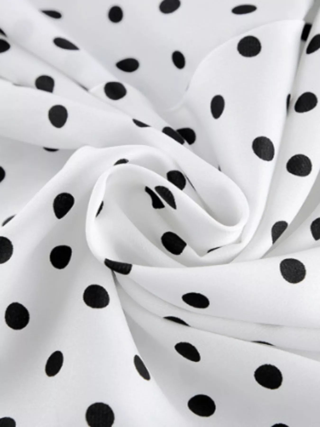 Polka Dot Mermaid Maxi Skirt