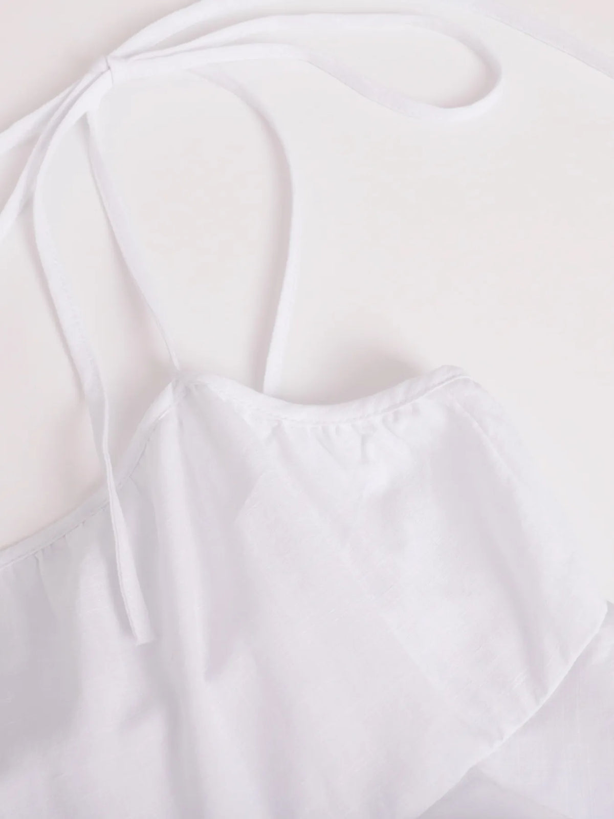 Ruffle Layered Tie-Shoulder Cami Dress