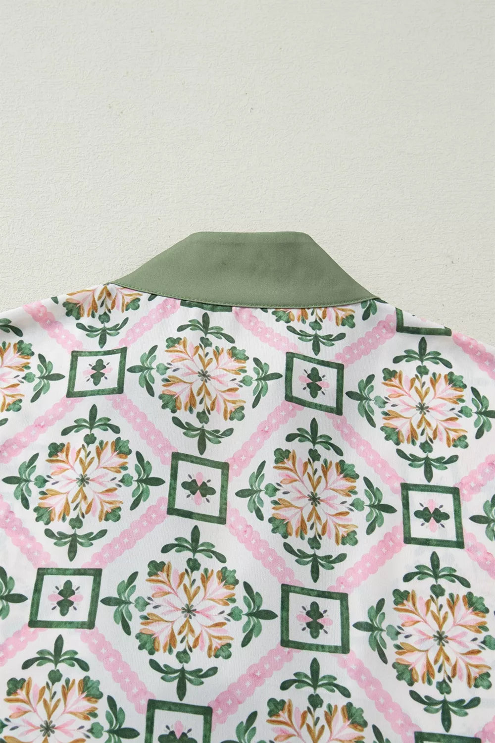 Boho Geometric Floral Mini Dress