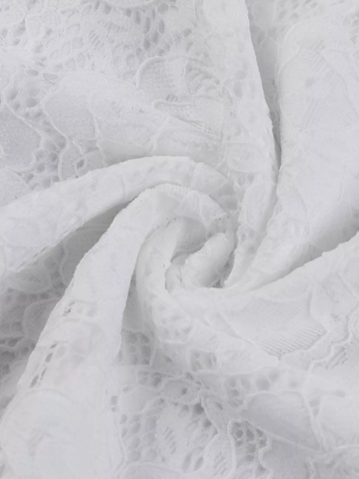 Off-Shoulder Lace Bodycon Maxi Dress in White