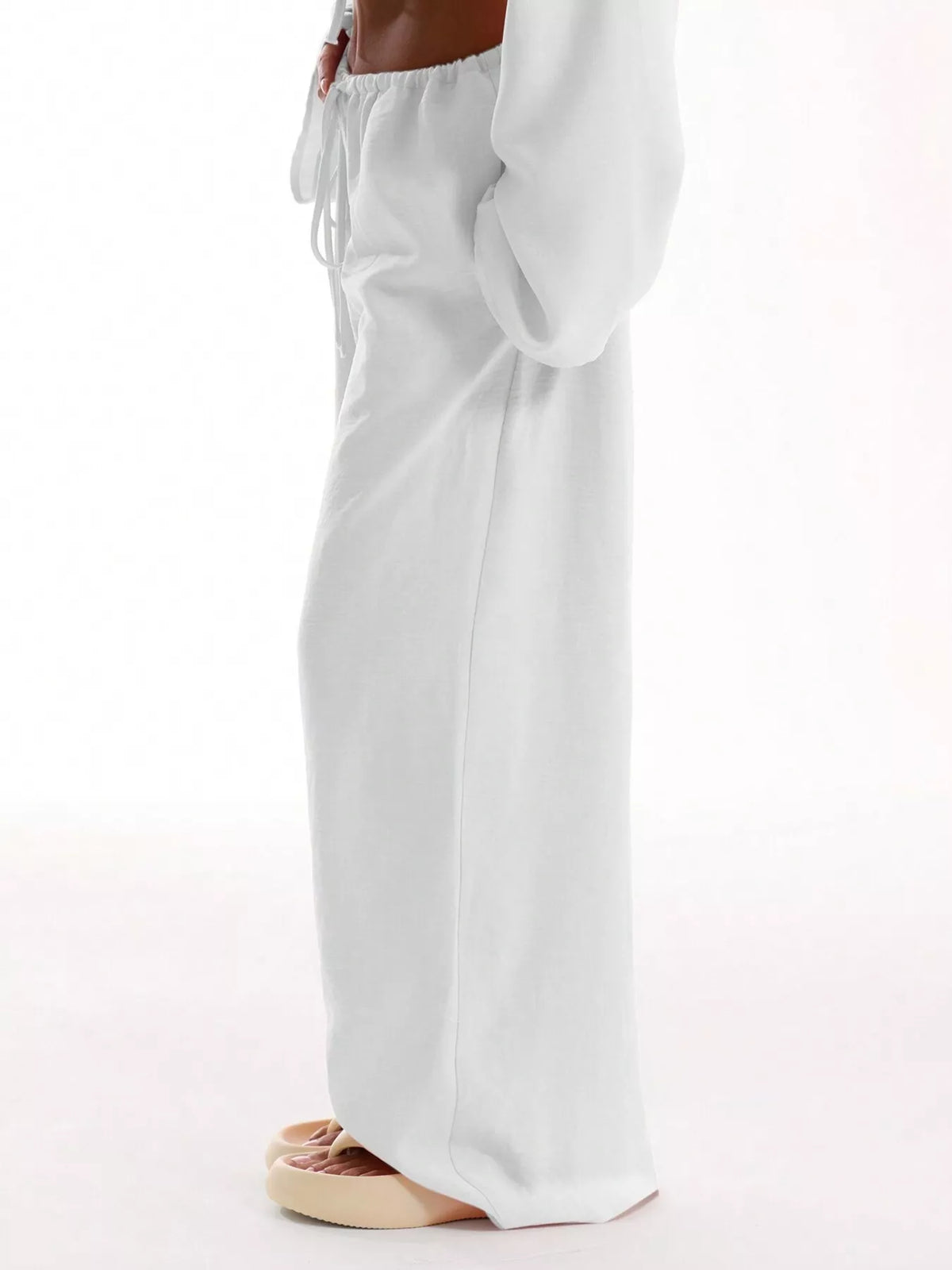 Essential Wide Leg Drawstring Pants