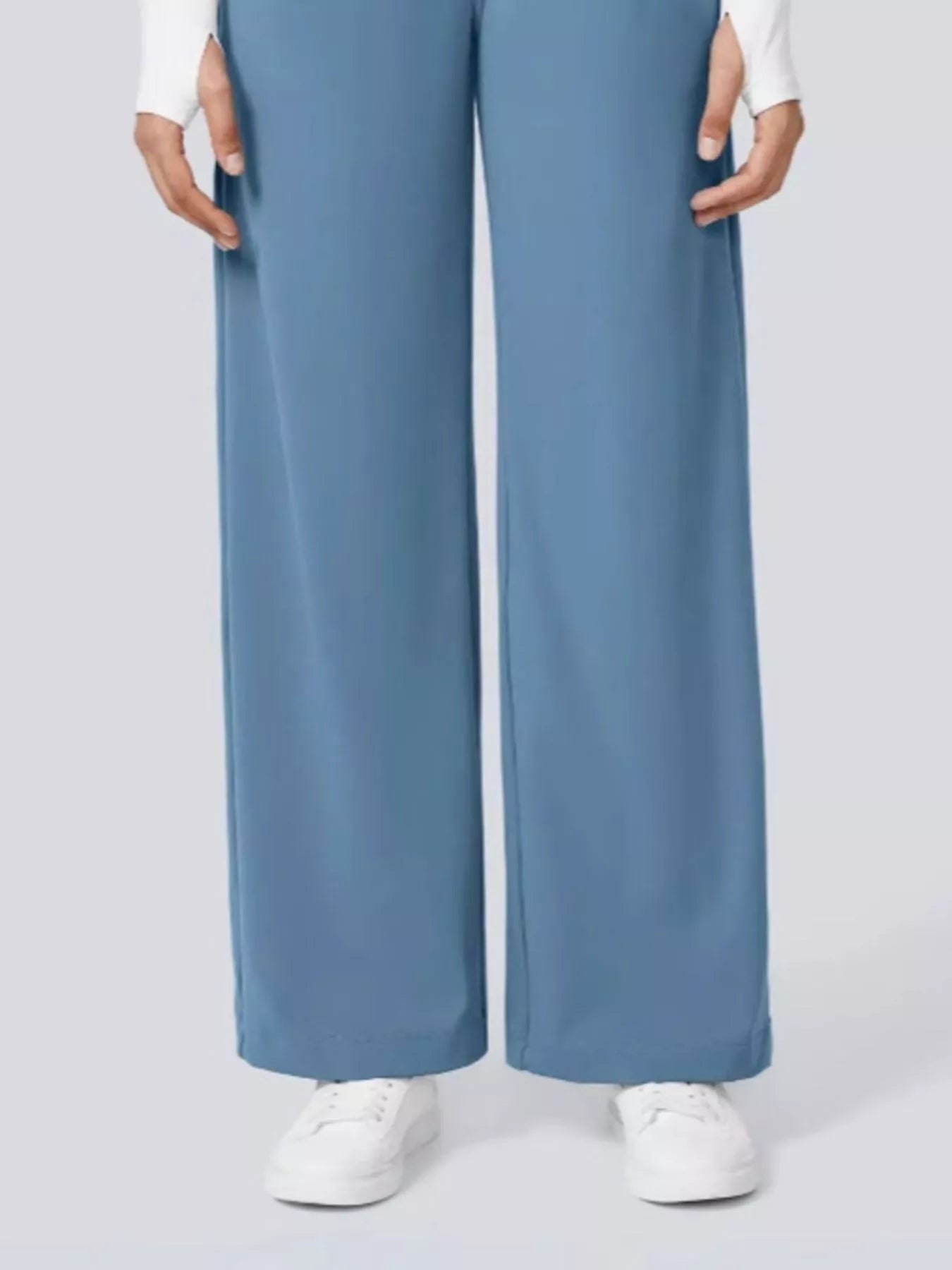 Pocketed Wide Leg Pants