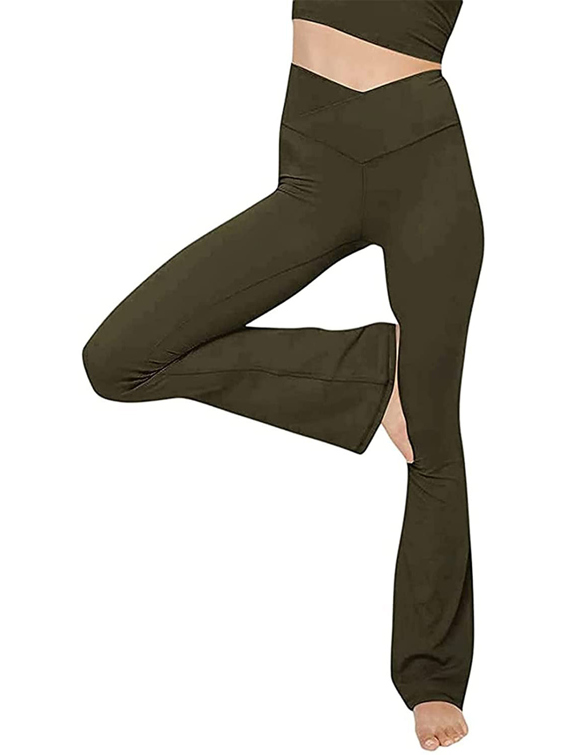 V-Waist Bootcut Pants