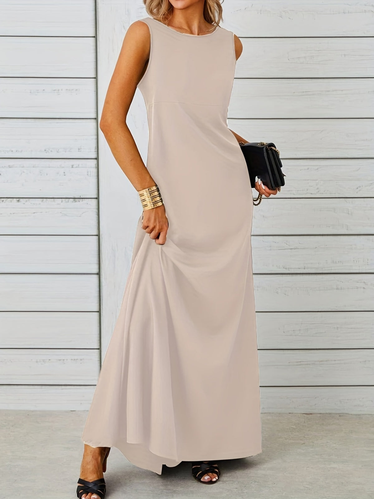 Sleeveless Flowy Maxi Dress