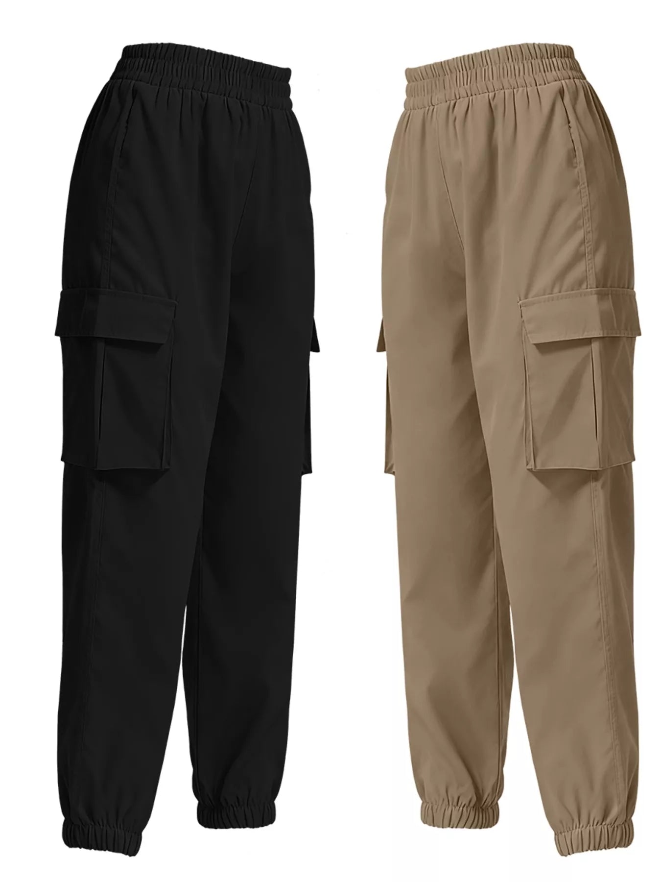 Two-Piece Cargo Pants Set