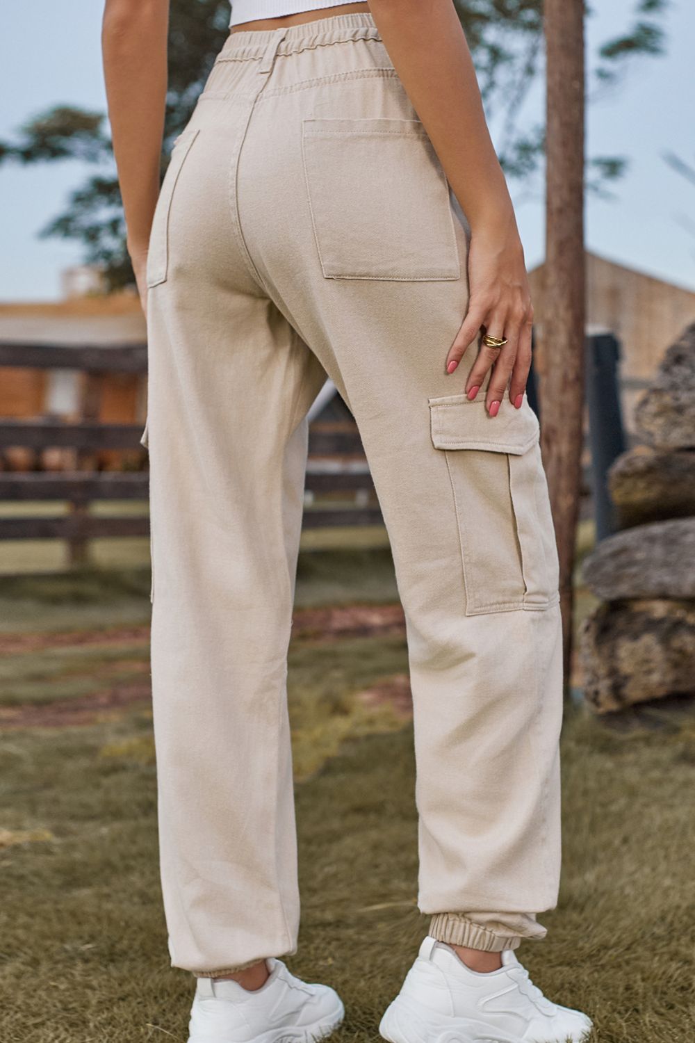 Long Denim Jeans with Pockets by Manny