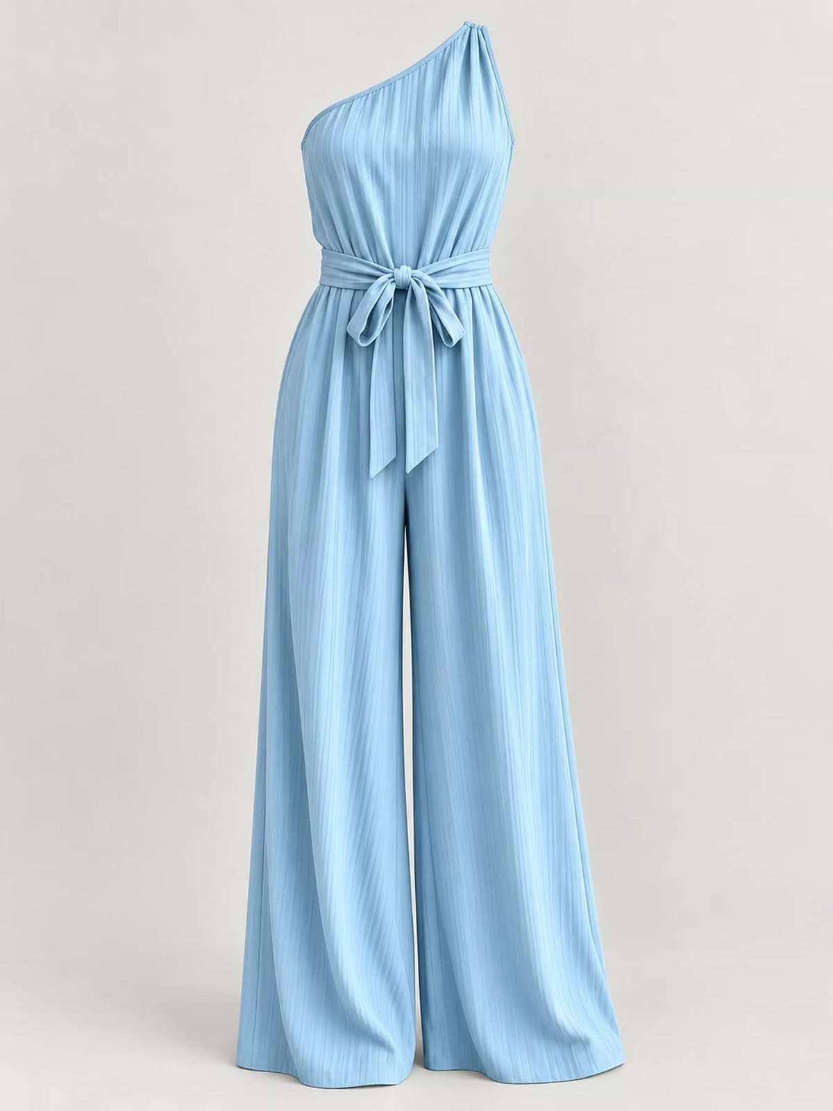 One-Shoulder Wide-Leg Jumpsuit