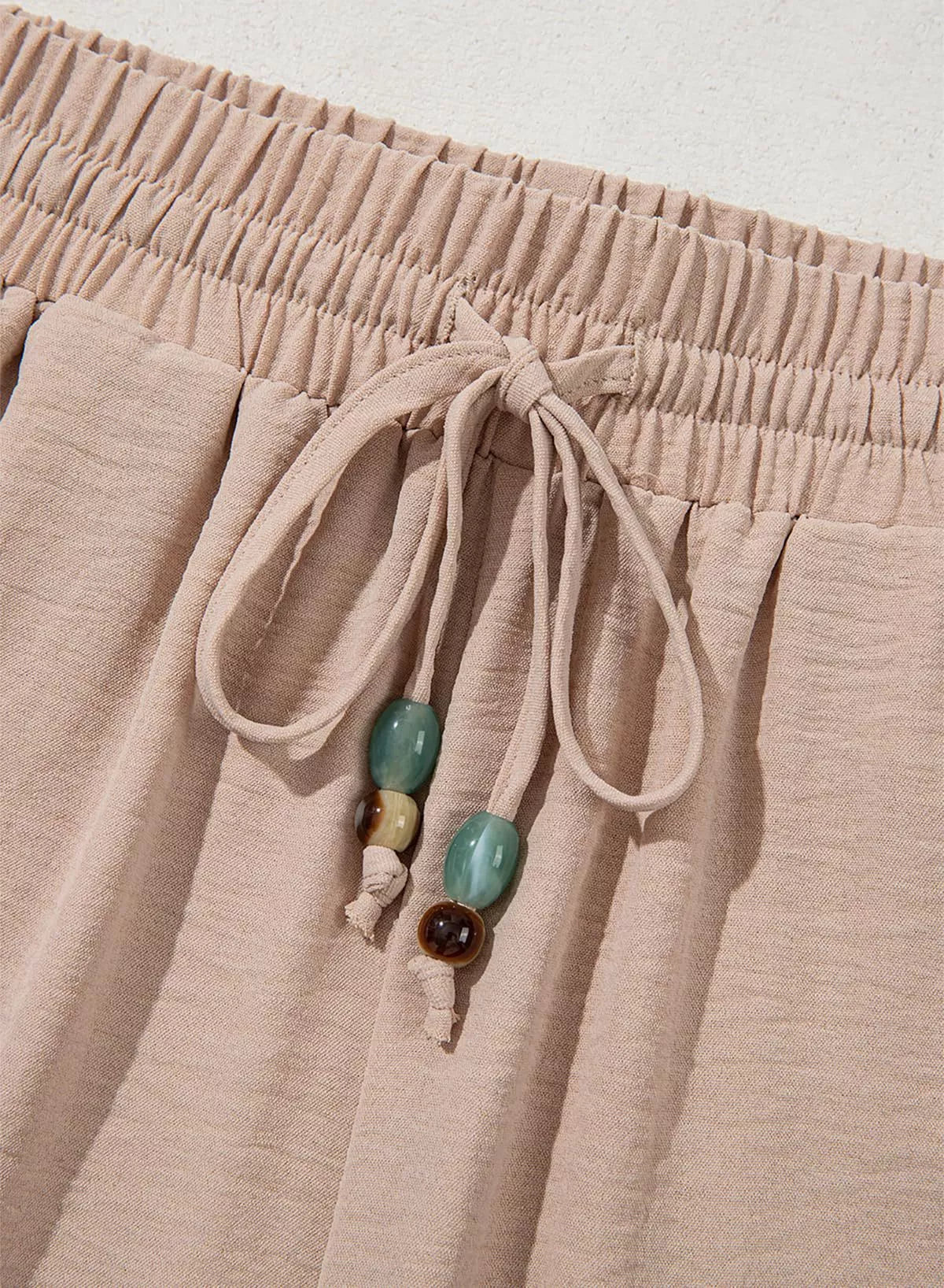 Tie-Waist Wide-Leg Pants