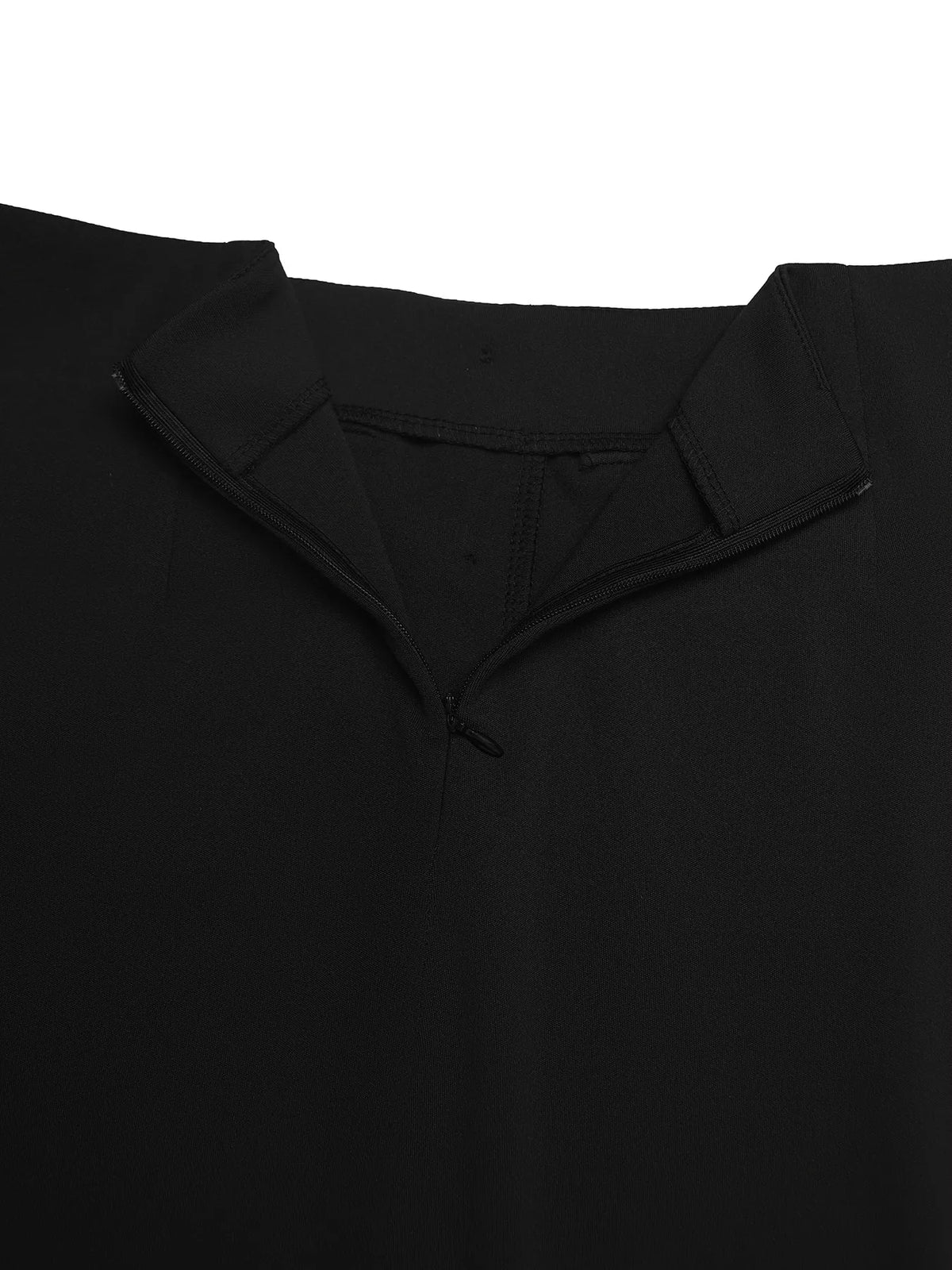 Button-Front Pocketed Midi Skirt in Black