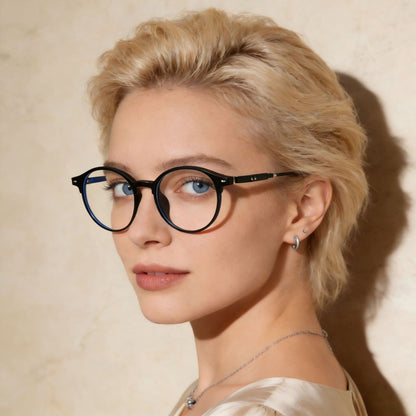 Ilussa Classic Round Frames in black