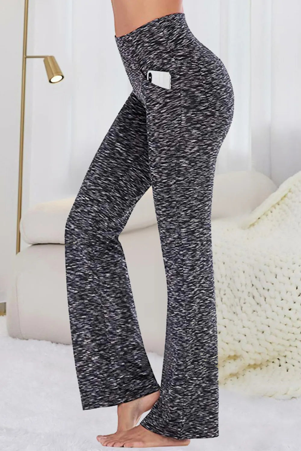 Pocketed High-Waist Active Pants