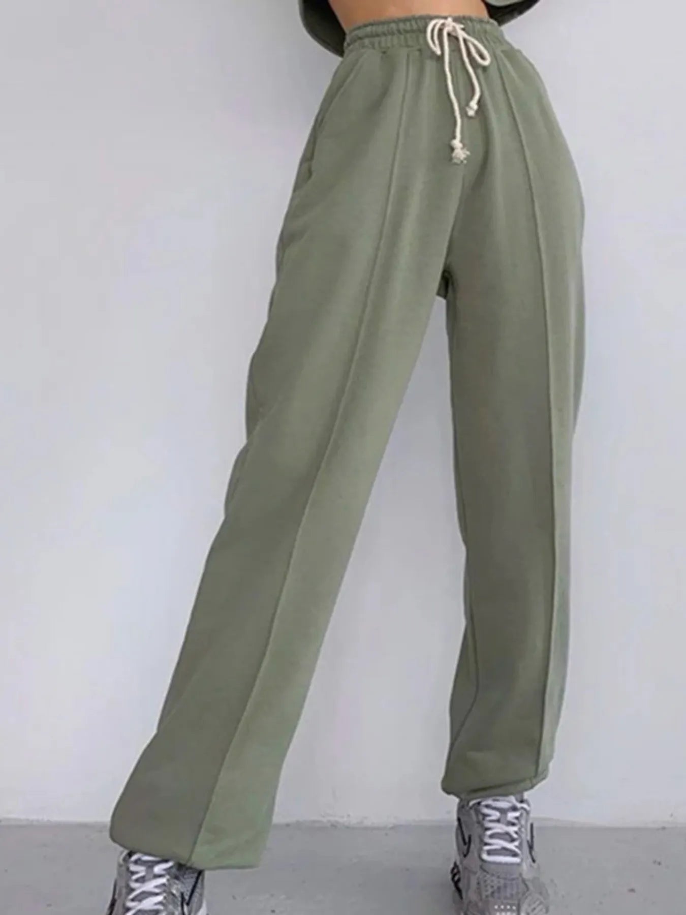 Drawstring Jogger Pants with Pockets