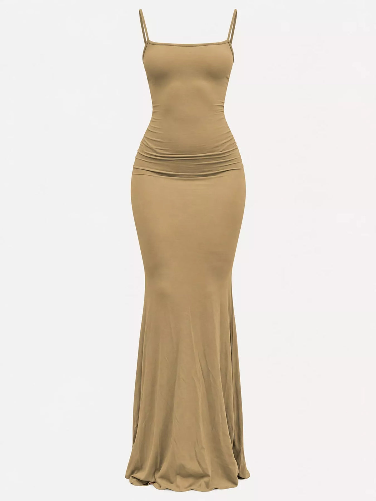 Backless Bodycon Spaghetti Strap Maxi Dress