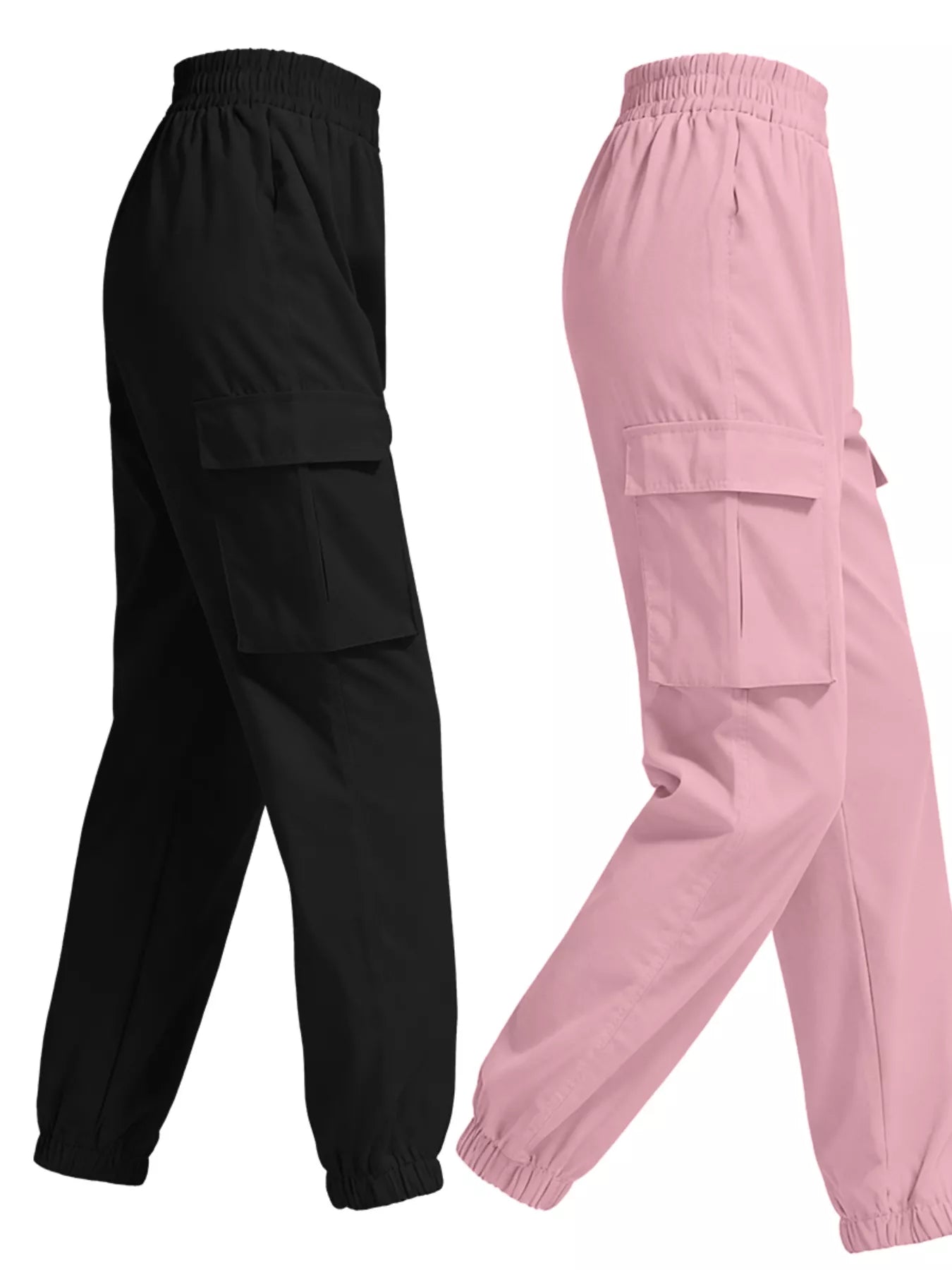 Two-Piece Cargo Pants Set