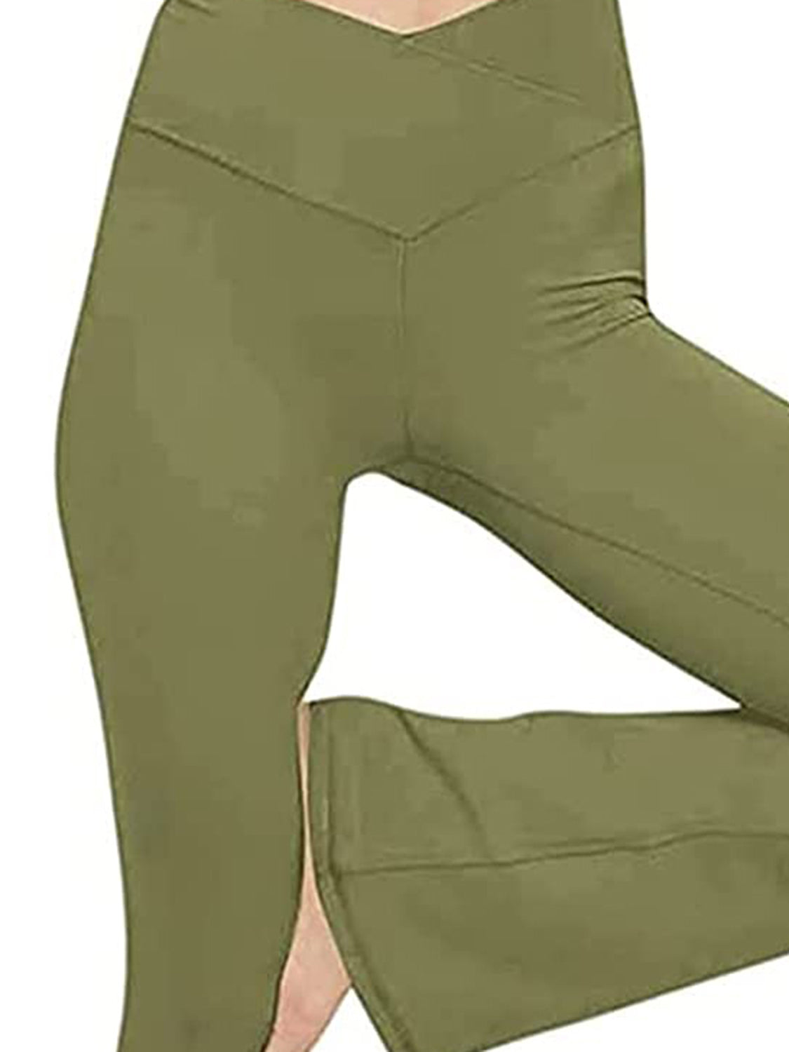 V-Waist Bootcut Pants