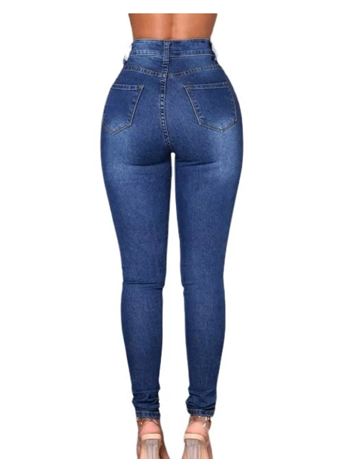 High-Waisted Skinny Jeans