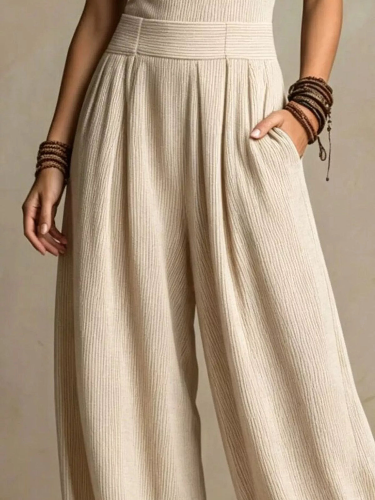 Halter Neck Wide-Leg Jumpsuit