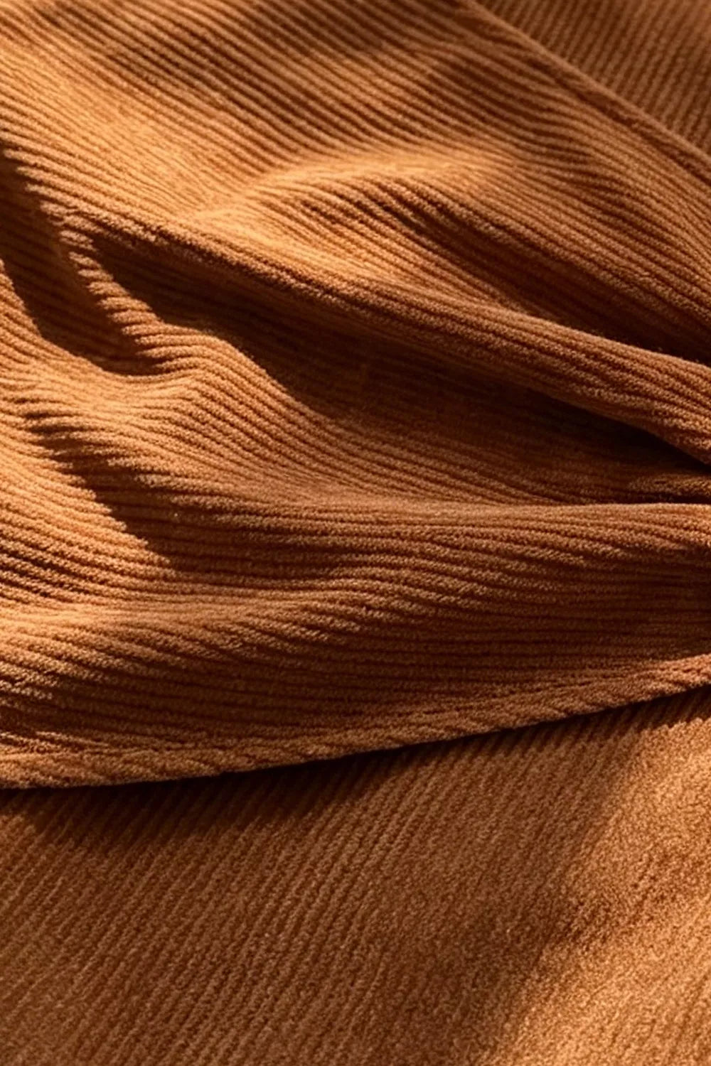 Metal Buckle Mini Skirt in Caramel