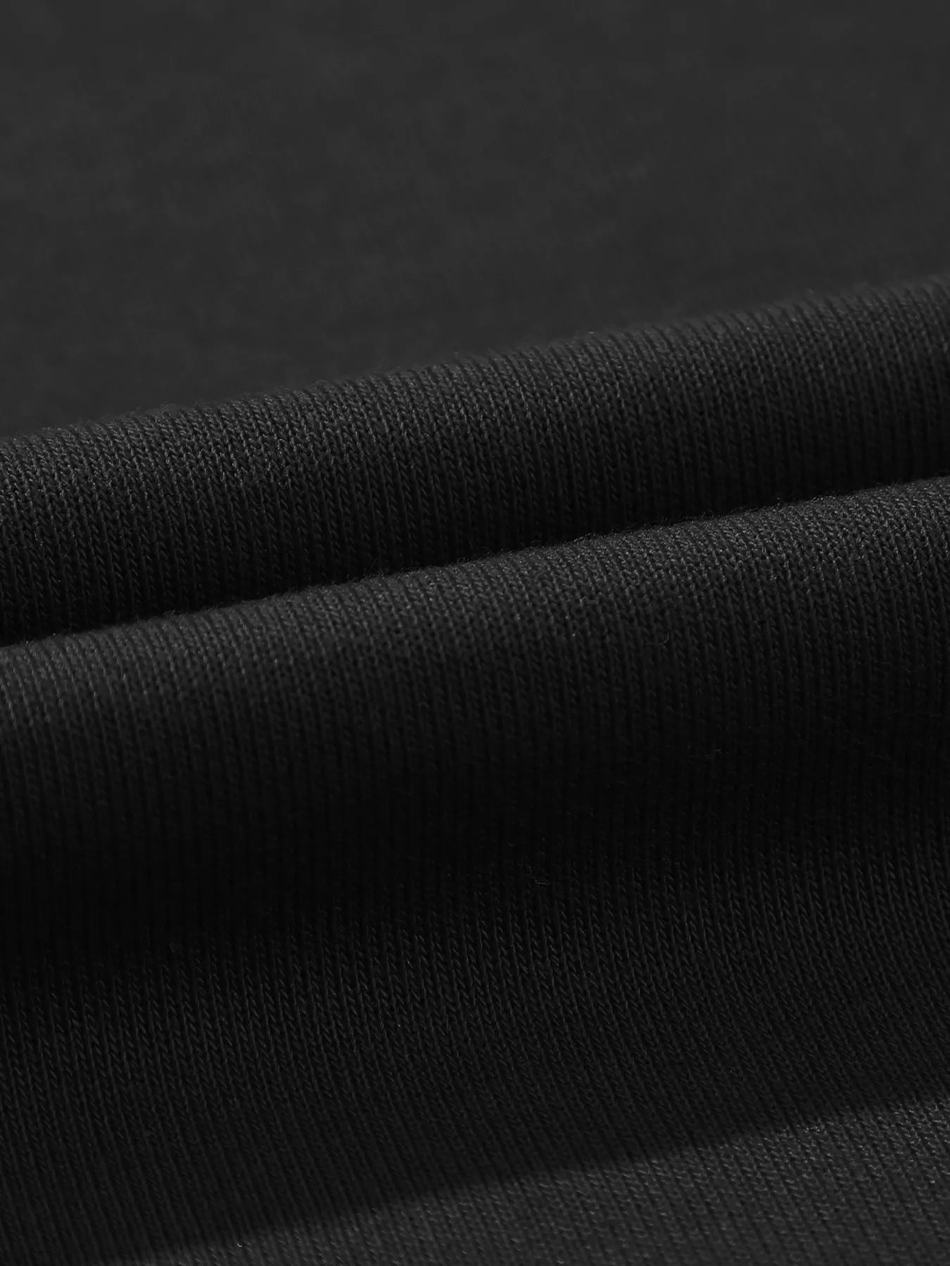High-Waist Pleated Sweatpants in Black