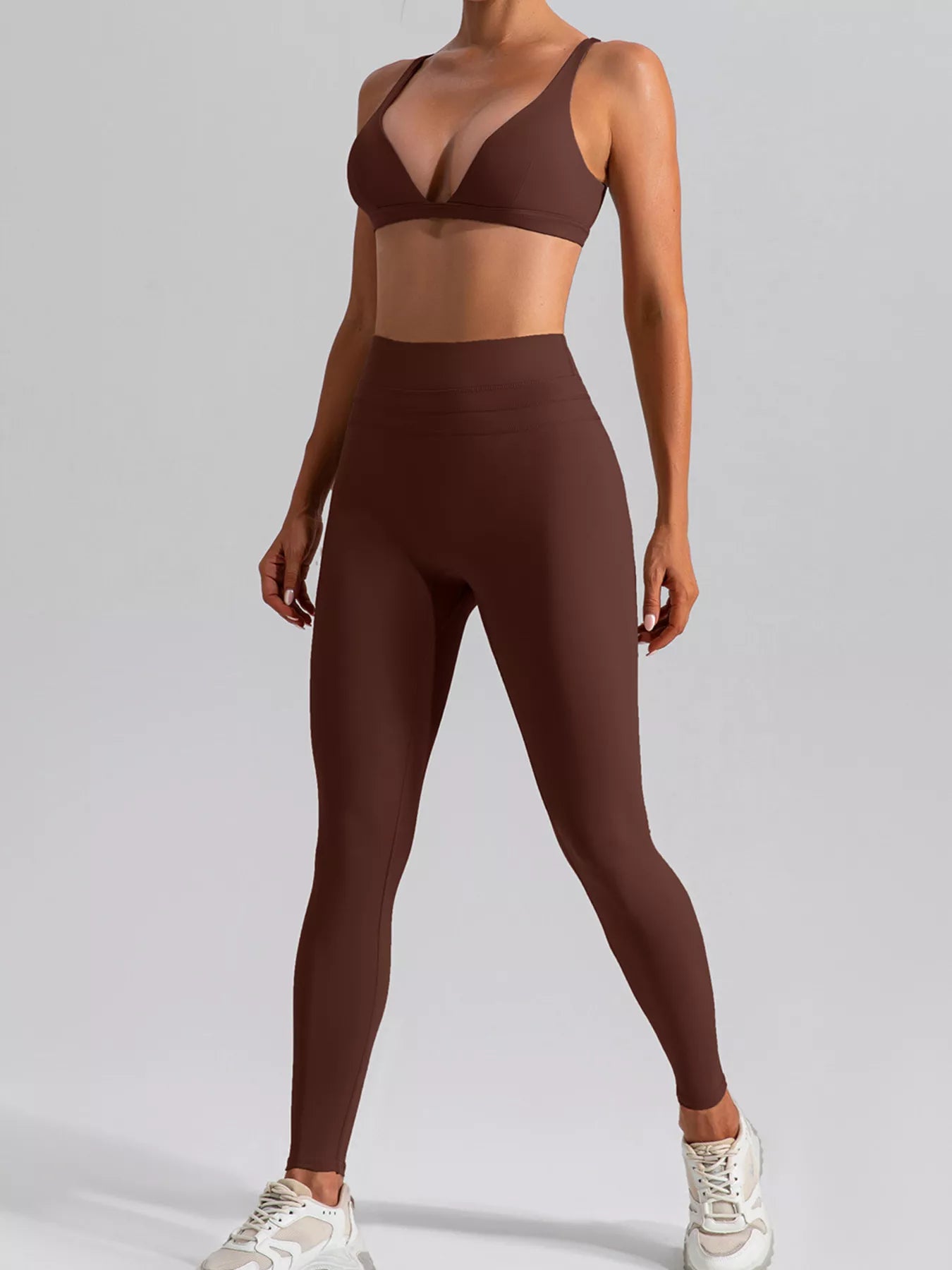 V-Neck Tank and Seamless Pants Active Set