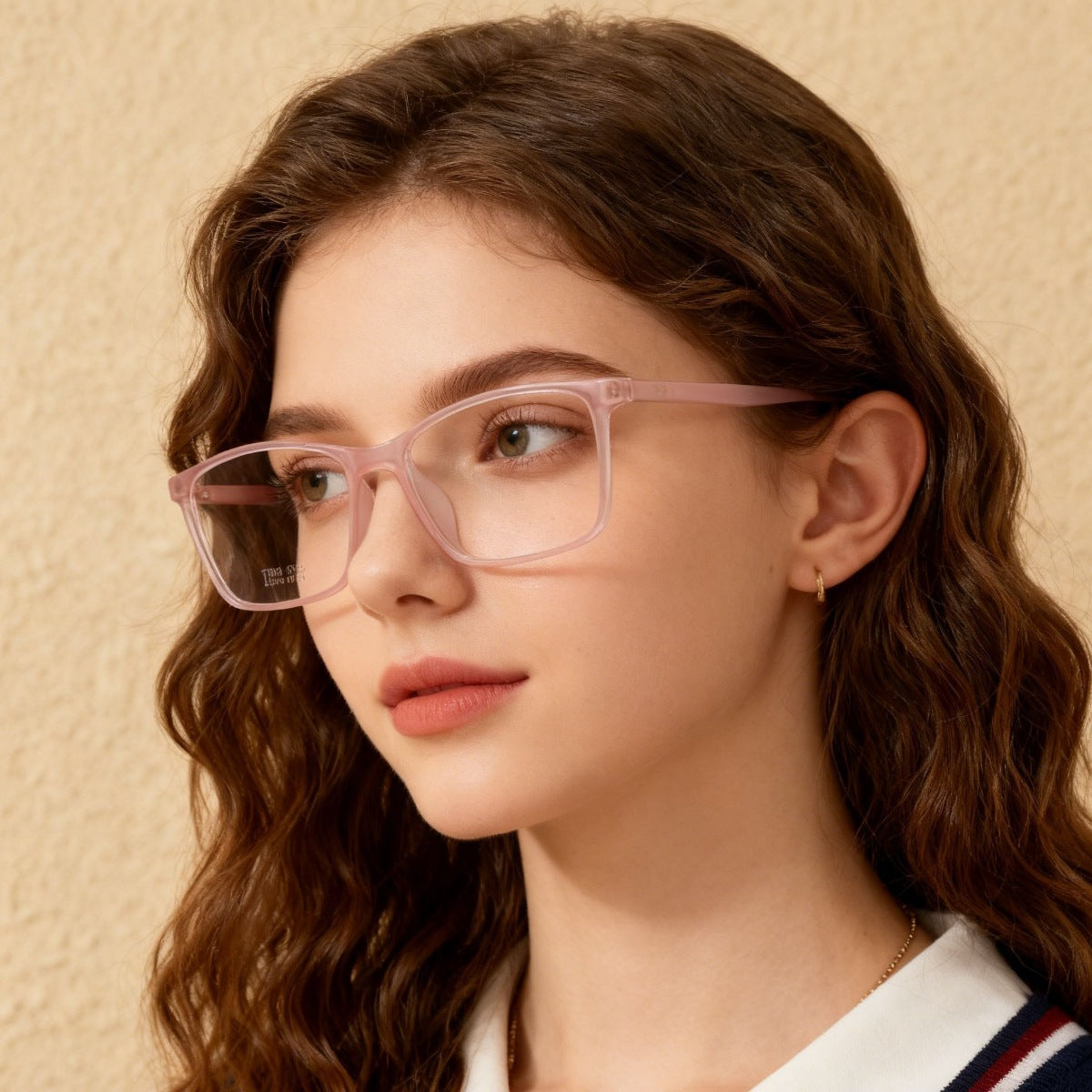 Ilussa Square Optical Frames in blush