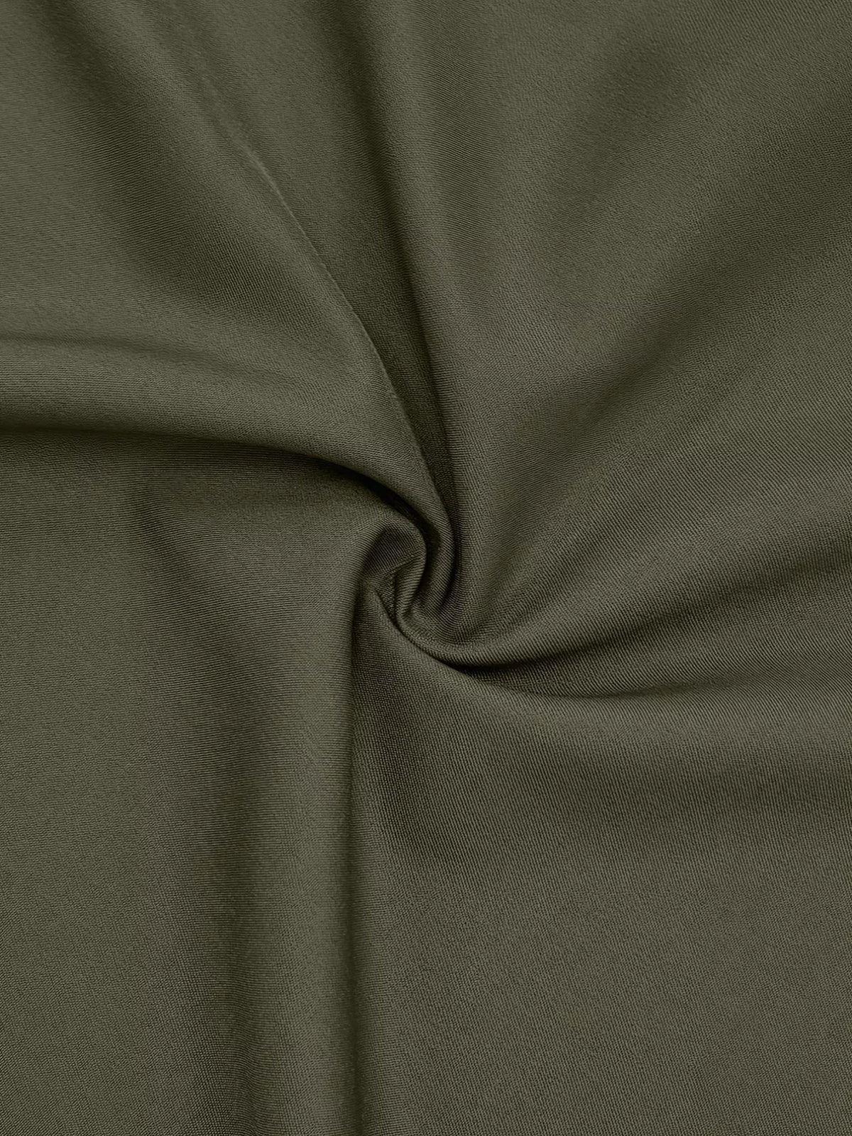 Smocked Wide Leg Jumpsuit in Army Green