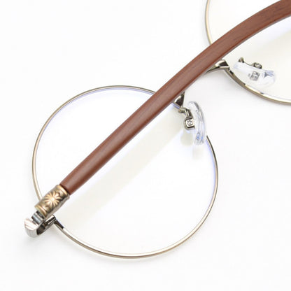 Ilussa Round Metal Frames in Gold