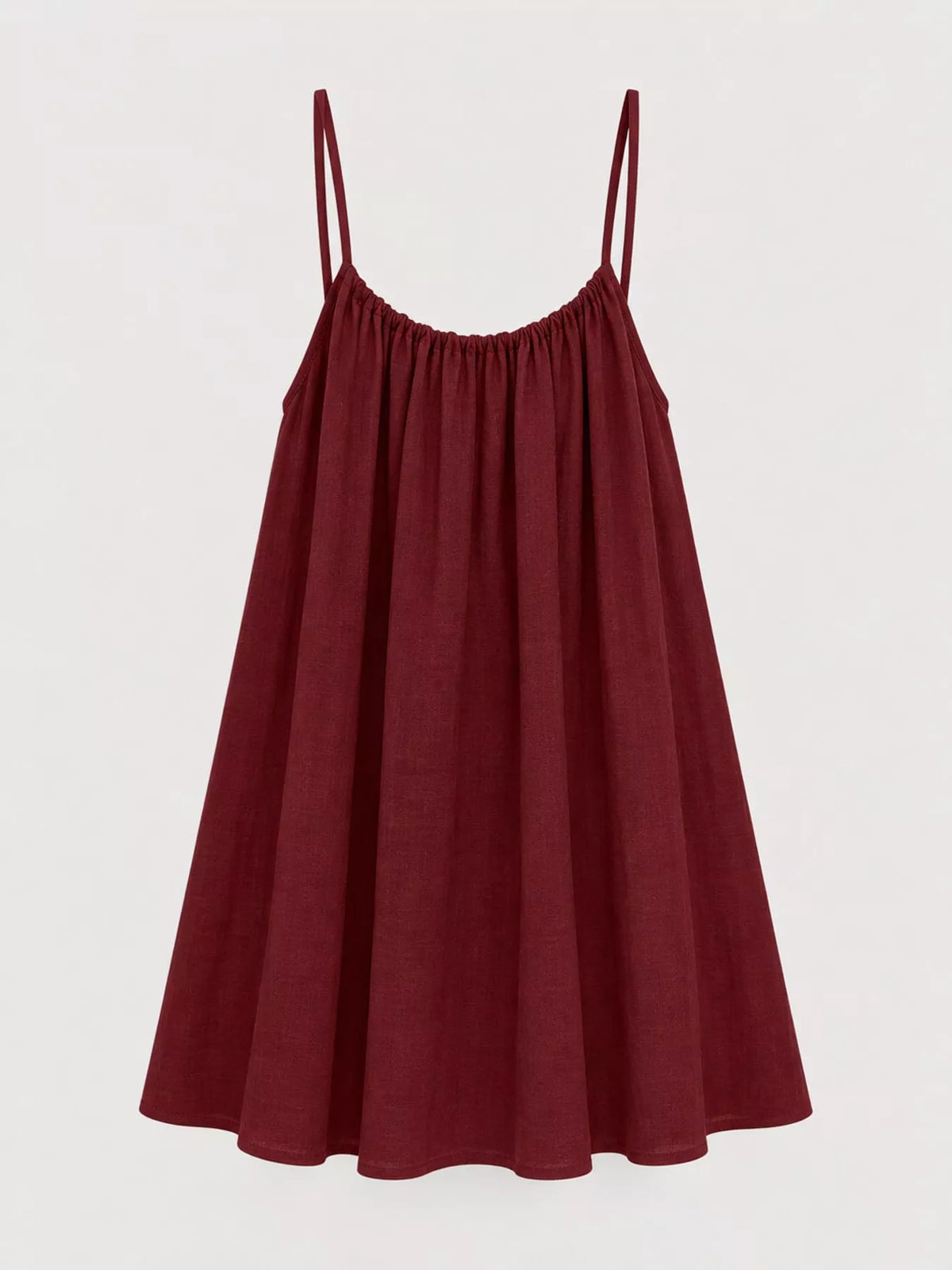 Backless Spaghetti Strap A-Line Mini Dress