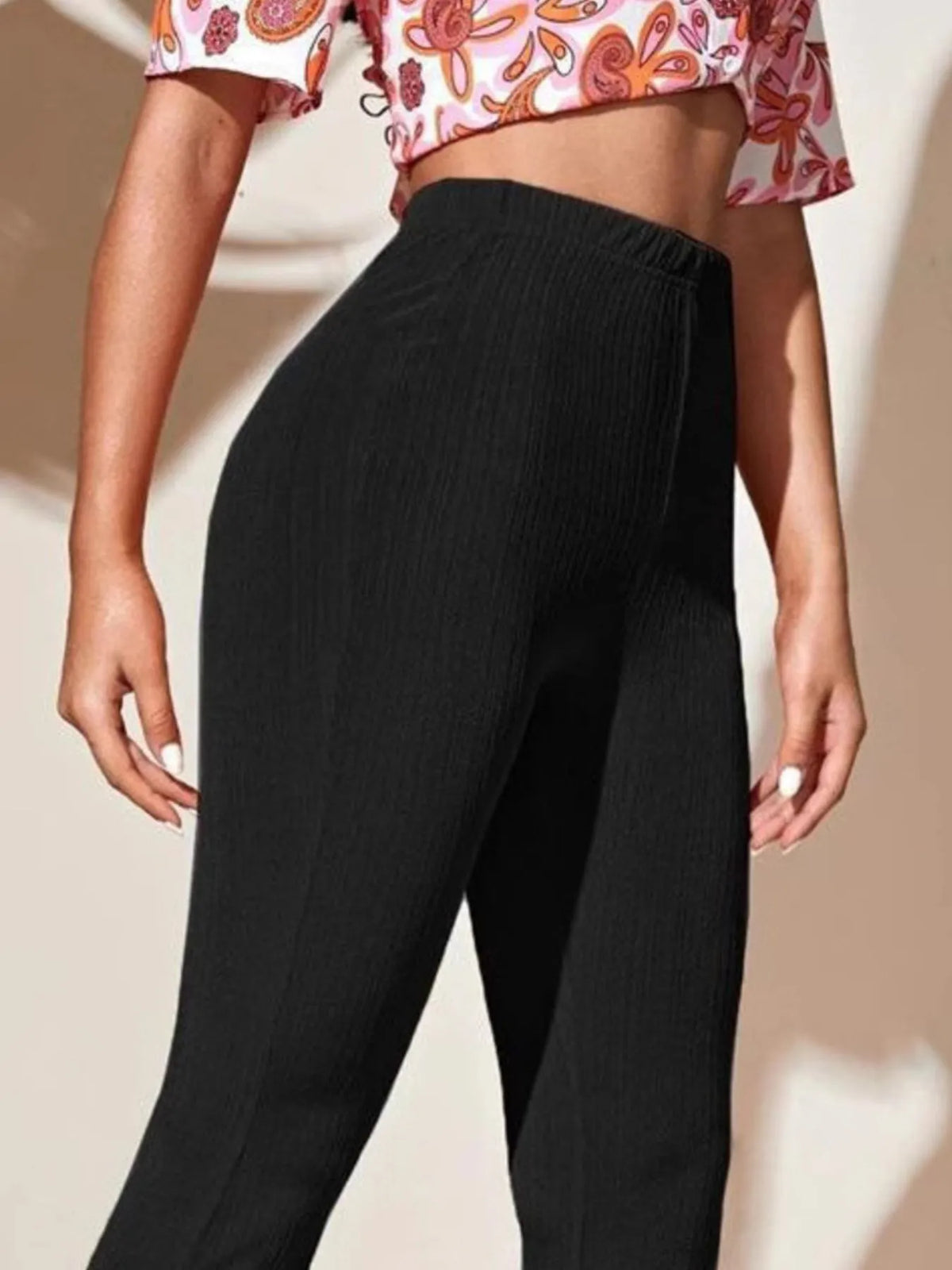 High-Waist Flare Active Pants, Plus Size